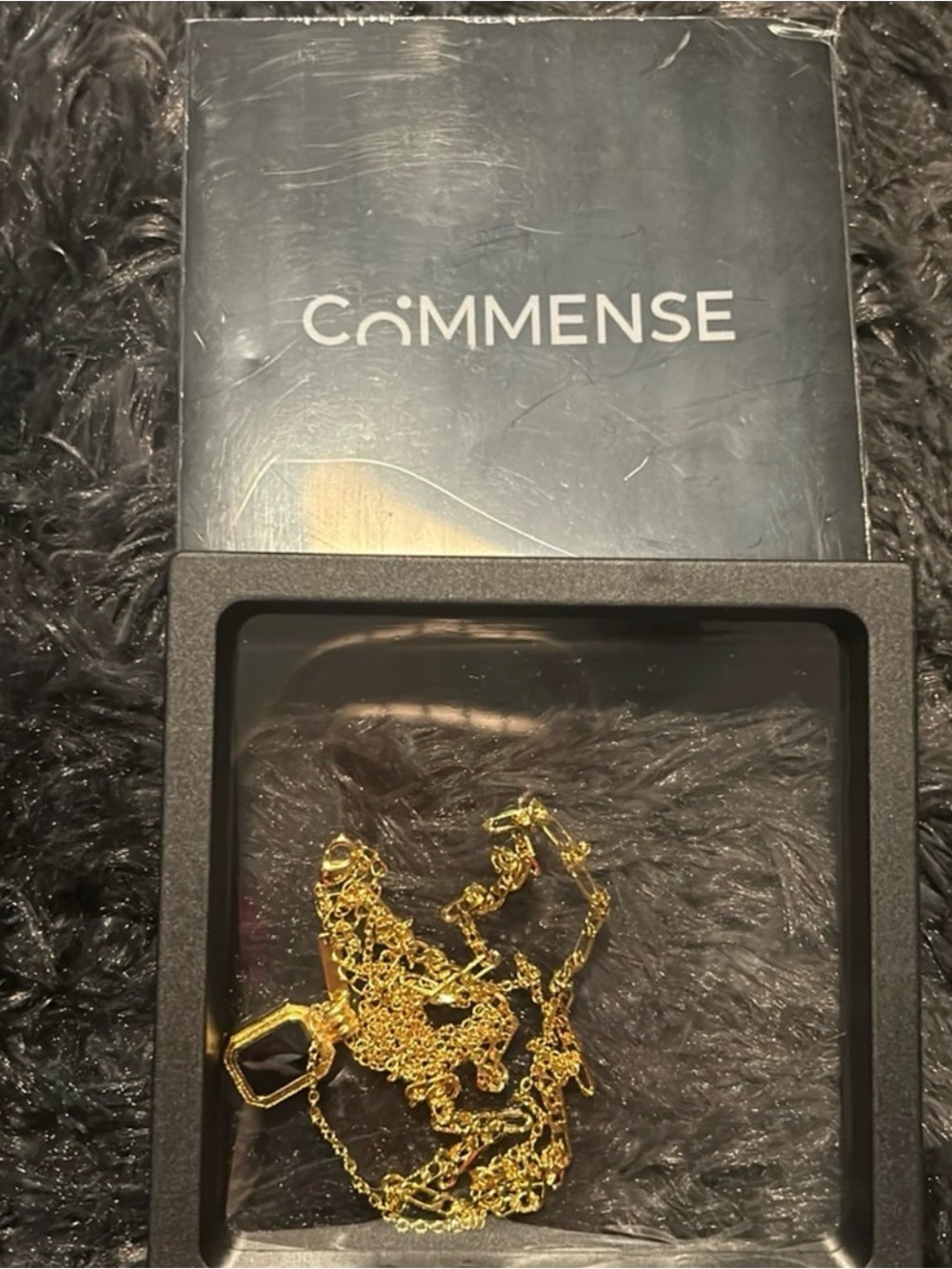 COMMENSE Gold Layered Chain Necklace